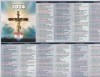 Croatian Catholic Calendar 2024 - Hrvatsko Srce i Kriz - Single - 12 Months To One Page