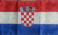 Croatian Flag 600mm X 300mm - Republike Hrvatske - Double Sided Silk